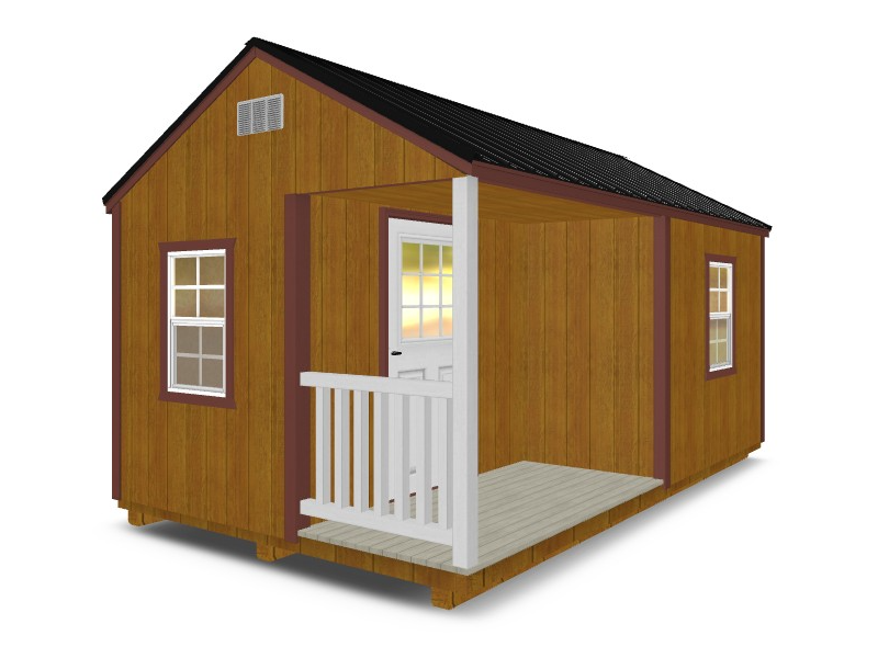 Corner Porch Aframe